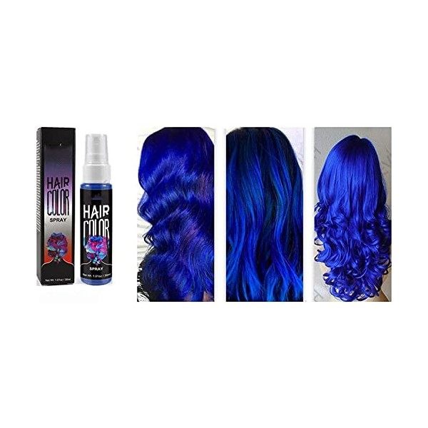 Spray De Couleur,Couleur Temporaire Cheveux Bleu Blond Rouge Rose rouge 