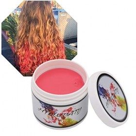 Cire Colorante Cheveux Lavable Jetable Coloration Temporaire DIY Unisexe Cire Couleur Cheveux Convient Pour La FêTe De NoëL D
