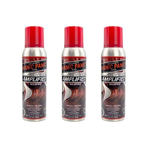 Manic Panic - Wildfire Colour Spray Uk Vegan Cruelty Free Temporary Red Hair Colour 100ml