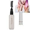 Crème de Teinture pour Cheveux 2 Pièces Teinture Temporaire pour Cheveux Mascara Craie pour Cheveux Stylo de Couleur de Cheve