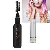 Crème de Teinture pour Cheveux 2 Pièces Teinture Temporaire pour Cheveux Mascara Craie pour Cheveux Stylo de Couleur de Cheve