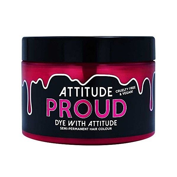 Attitude Hair Dye | Teinture Capillaire Semi-Permanente Végétalienne et Sans Cruauté Avec Revitalisant | Couleur de Cheveux V