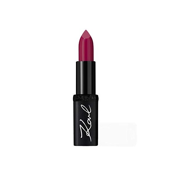 LOréal Paris Karl Lagerfeld Rouge à lèvres ironique dans une teinte élégante de baies de la collection exclusive Karl Lagerf