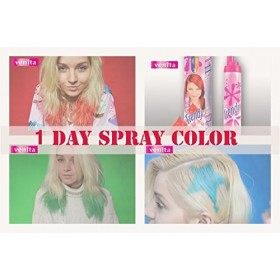 Venita 1-DAY-COLOR Spray Couleur Temporaire pour Cheveux. Bleu Marine Navy Blue 