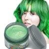 Cire De Couleur Cheveux Temporaire Lavable Unisexe Boue De Teinture Capillaire Pour Halloween Cosplay Noël