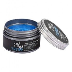 Cheveux Cire, 100 ml Temporaire Teinture pour les Cheveux Crème DIY Lavable Coloration des Cheveux Cire Boue Cheveux Outil po