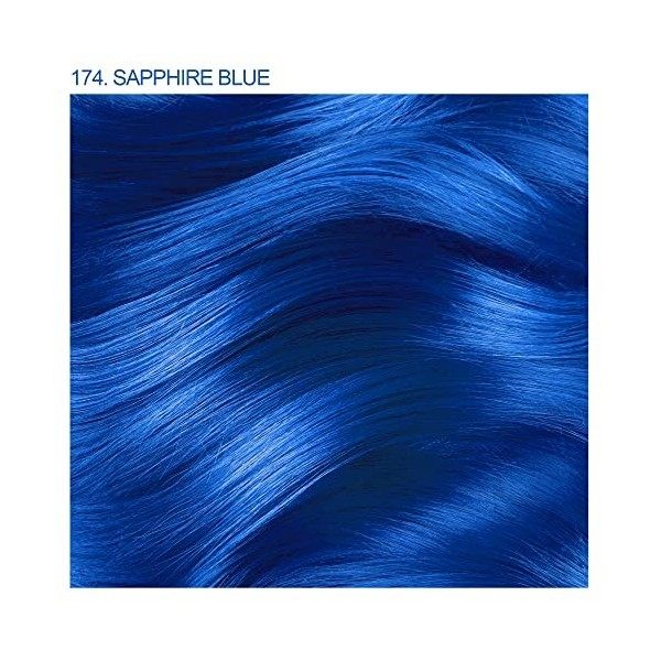 Adore Coloration semi-permanente pour cheveux - Bleu saphir 174 - 118 ml