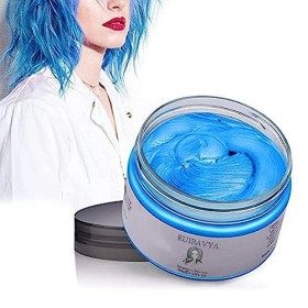 Cire Couleur Cheveux Teinture Instantanée Cheveux Boue Cheveux Jetable Crème de Coiffure Pâte à Modeler Temporaire Pommade Un