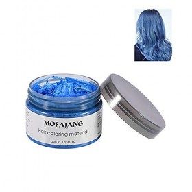 Cire de Coloration des Cheveux 120ML, Coloration Temporaire des Cires à la Cire Traitement Lavable avec Tenue Toute la Journé