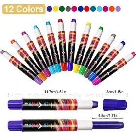 EBANKU 12pcs Craie Cheveux, Craie Pour Cheveux, Cheveux Craie, Craie Cheveux Enfant, Crayon De Cheveux Lavable, Craie de Chev