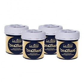 4 x La Riche Directions Semi-Permanent Hair Color 88ml Tubs - MIDNIGHT BLUE