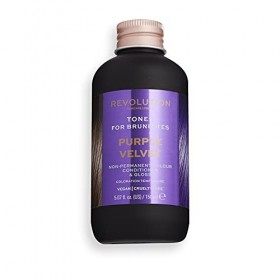 Revolution Haircare London, Tones For Brunettes, Tons pour Les Brunes, Purple Velvet, 150ml