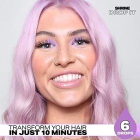 SHRINE Gouttes de Teinture Capillaire Semi-Permanentes Violet 1 Unité