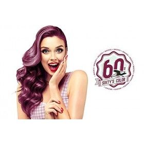 Coloration Crème pour Cheveux Semi Permanente Sixtys Color Hairgum, Magenta, 60ml