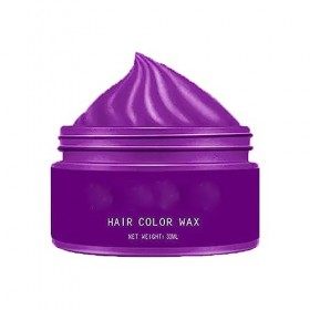 6 Colors Temporary Hair Color Wax, Washable Moisturizing Modelling Fashion colorful Hair Color Wax, Disposable Natural Matte 
