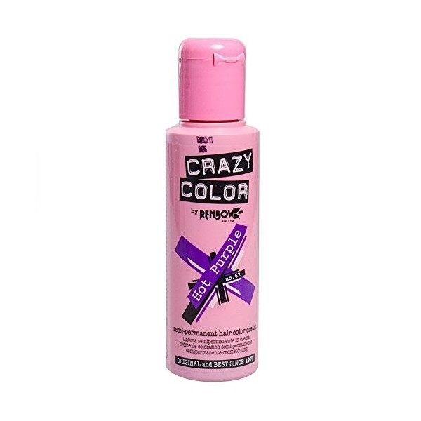 X2 Renbow Crazy Color Conditioning Hair Colour Cream 100ml - Hot Purple by Renbow