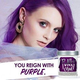 Jerome Russell Punky Hair Color Creme, Purple, 3.5 Ounce by jerome russell [Beauty] English Manual 