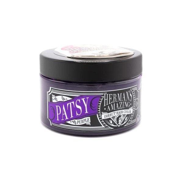 Hermans Amazing Coloration Vibrante Semi Permanente 8-12 Shampoings Patsy Purple 