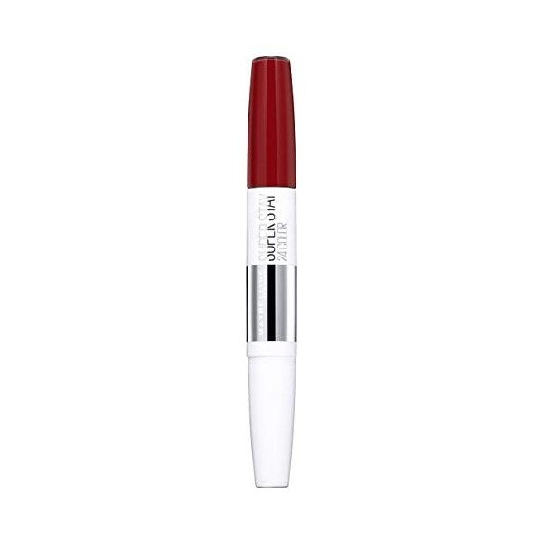 Maybelline New York Barra de Labios Superstay 24H Larga duración , Tono 510 Red Passion