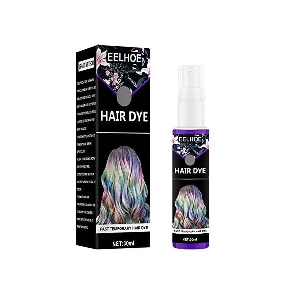 Spray De Coloration Jetable Pour Cheveux, Couleur De Cheveux Instantanée Temporaire Met En évidence Des Stries Spray De Color