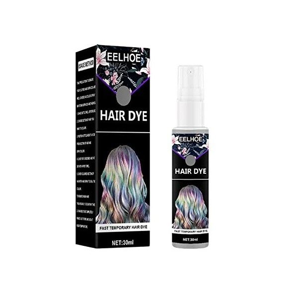 Spray De Coloration Jetable Pour Cheveux, Couleur De Cheveux Instantanée Temporaire Met En évidence Des Stries Spray De Color