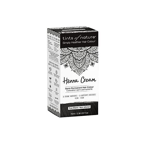 Tints of Nature Burgundy Semi-Permanent Henna Cream Hair Colour Natural and Organic - Single Pack