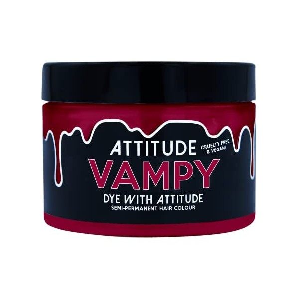 Attitude Hair Dye | Teinture Capillaire Semi-Permanente Végétalienne et Sans Cruauté Avec Revitalisant | Couleur de Cheveux V