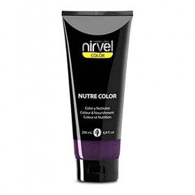 Nirvel NUTRE COLOR Aubergine foncé 200mL Masque de cheveux professionnel