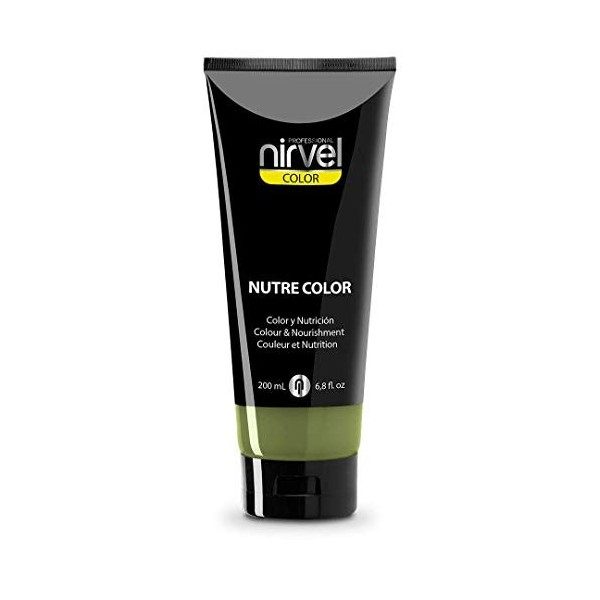 Nirvel NUTRE COLOR Aubergine foncé 200mL Masque de cheveux professionnel