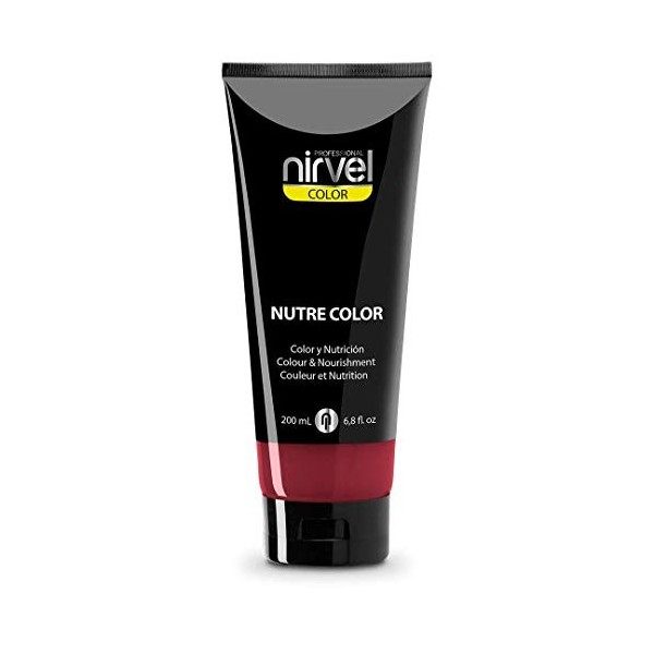 Nirvel NUTRE COLOR Aubergine foncé 200mL Masque de cheveux professionnel