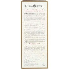 Surya Brasil - Coloring crème pour cheveux au henné avec les extraits organiques dacajou - 2,31 once.