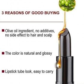 Stylo De Couleur Stylo De Couleur Blancs, Bâton De Maquillage Bricolage, Stylo De Couleur De Cheveux For Pour Couvrir Les Che