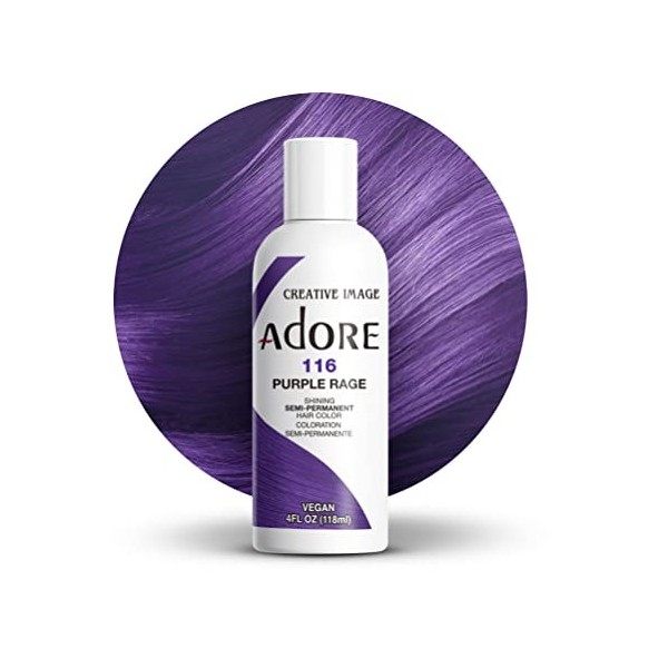 Creative Image Adore Shining Semi-Permanent Hair Color 116 Purple Rage 118ml