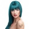 Crazy Color Coloration Pour Cheveux Semi-Permanente 100ml Bleu Paon 