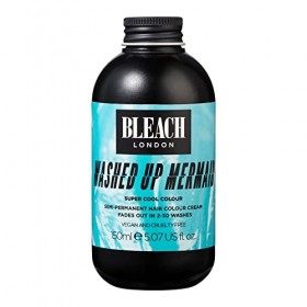 Bleach London Semi-Permanent Hair Colour Cream, 150 ml, Washed Up Mermaid