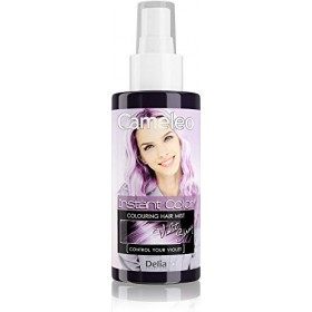 Cameleo - Rinçage pour cheveux - Brouillard violet - Pour cheveux blonds, platine et gris - Prêt à lemploi, Spray & Go - Cou