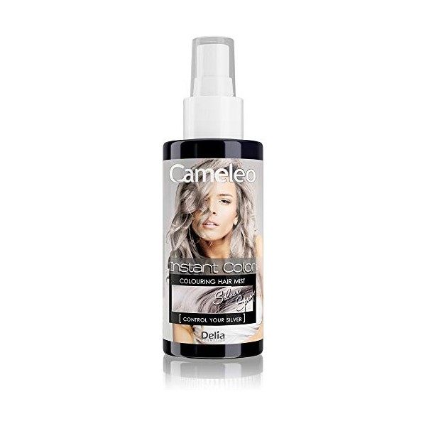 Cameleo - Rinçage pour cheveux - Brouillard violet - Pour cheveux blonds, platine et gris - Prêt à lemploi, Spray & Go - Cou