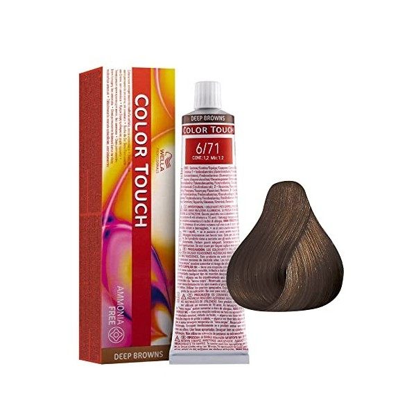 WELLA Colour Touch Coloration Semi Permanente, 5/71 Brun Clair/Mar Cen, 60 ml