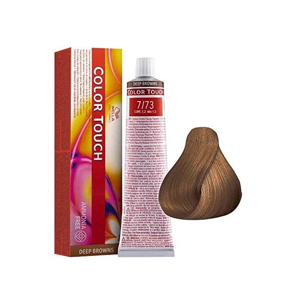 WELLA Colour Touch Coloration Semi Permanente, 5/71 Brun Clair/Mar Cen, 60 ml