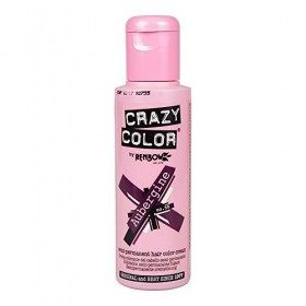 Crazy Color Coloration Semi-Permanente Couleur Vibrante 100ml Aubergine - Violet Foncé 