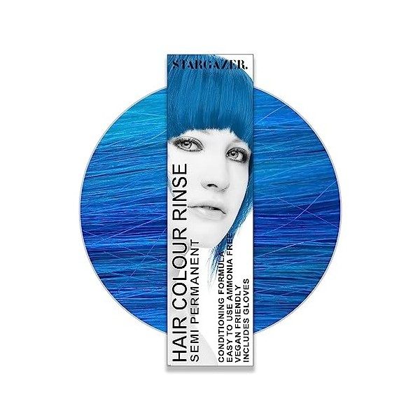 Coloration semi-permanente pour cheveux - Stargazer - couleur : bleu récif
