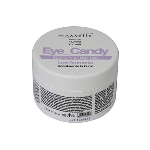 maxxelle Eye _ Candy – decolorante en beurre pour cheveux à faible teneur de ammonica pour schiariture jusquà 8 tons 220g 