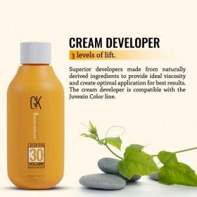 Global Keratin GK HAIR Professional Hair Creme 30 Volume Developer 150ml for Hair Coloring Bleach - High-Performance Long Las