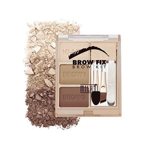 MILANI Brow Fix Eye Brow Powder Kit - Dark