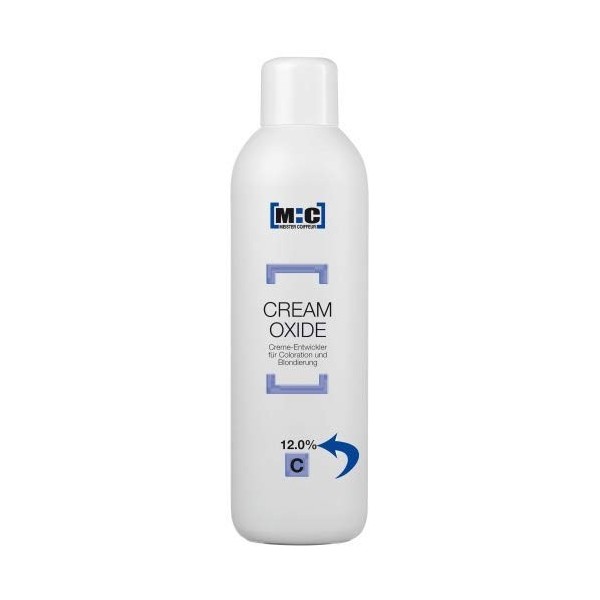 M:C Meister Coiffeur Crème Oxyde 12.0%, 1000 ml, développeur de crème