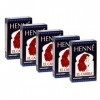 Henné Lot de 5 balles en acajou Rouge 5 x 90g 