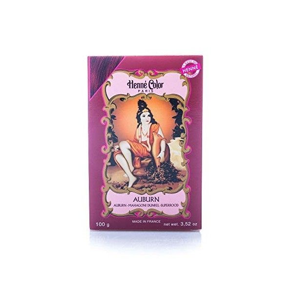 Auburn Henne Natural Henna Hair Colouring Dye Powder