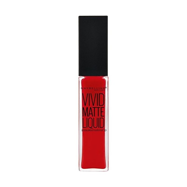 GEMEY MAYBELLINE Color Sensational Vivid Matte Liquide Rouge à Lèvres 25 Orange Shot