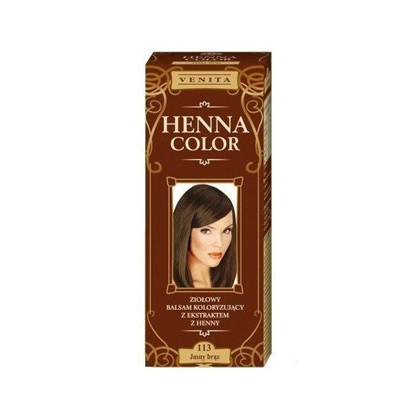Henna Color 113 Léger Braun Effet De Couleur Cheveux Cheveux Baumier De Poule De Colorant De Cheveux Naturels Éco