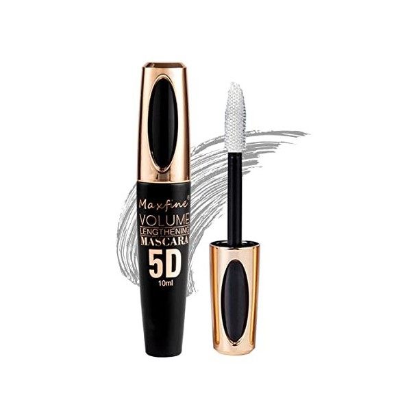 5D Silk Fiber Mascara Waterproof Long-Lasting Not Blooming Eye Lashes Mascara Thick Curling Lengthening Volume Mascara Fast D